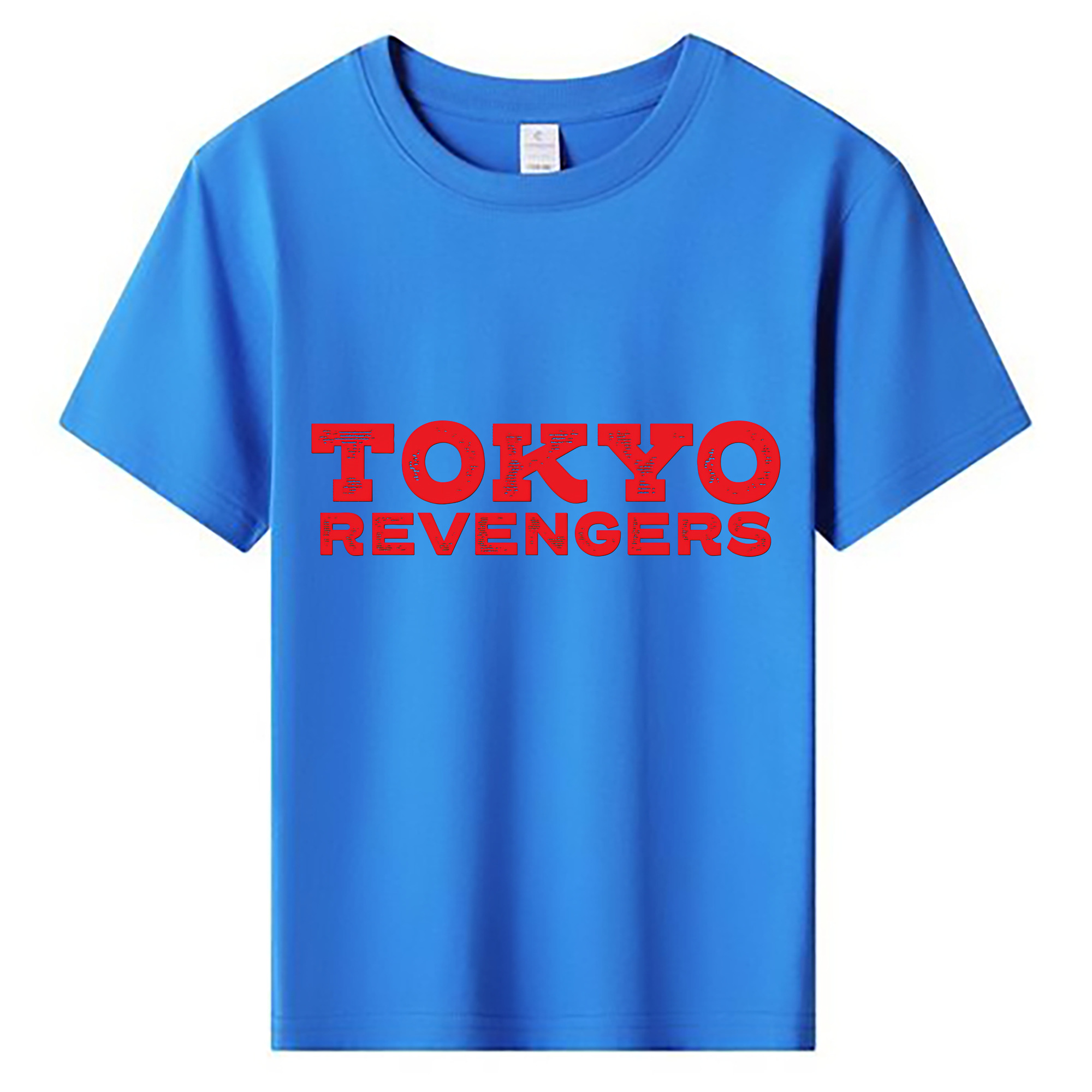 （画像用） 東京リベンジャーズ Tokyo Revengers 綿100％キッズTシャツ（フロントプリント）